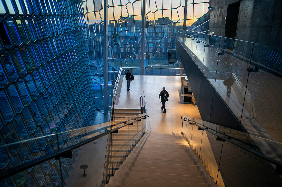 Harpa Concert Hall, and conference centre, Reykjavik, Reykjavíkurborg, Iceland