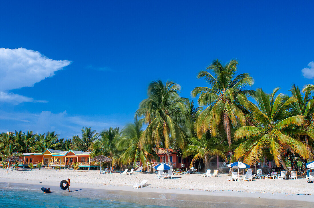 Abaka Bay Resort am Strand von Île-à-Vache, Provinz Sud, Haiti