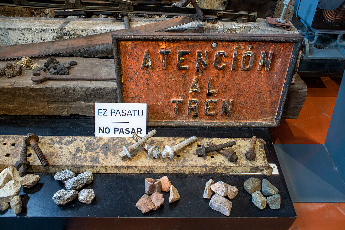 The Basque Railway Museum, located in the garages and workshops of the former Urola railway in Azpeitia, Gipuzkoa, Euskadi, Basque country, Spain.