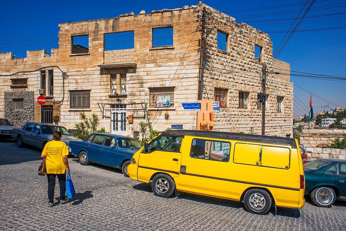 Rainbow street fashion Jabal district in the First Circle, Amman Jordan. Rainbow Street, Jabal Amman, Amman, Jordan, Middle East