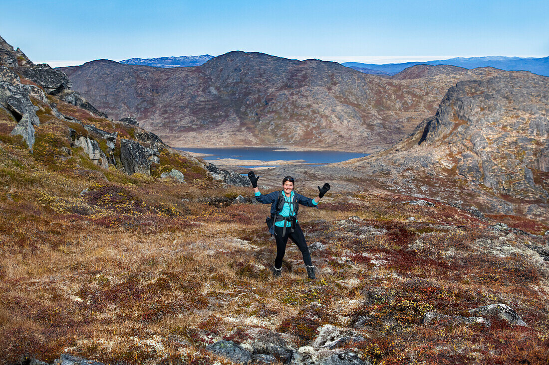 The hiking route from Qaqortoq to Igaliku is a classic multi-day hike in South Greenland, Qaqortoq, formerly Julianehåb, Greenland