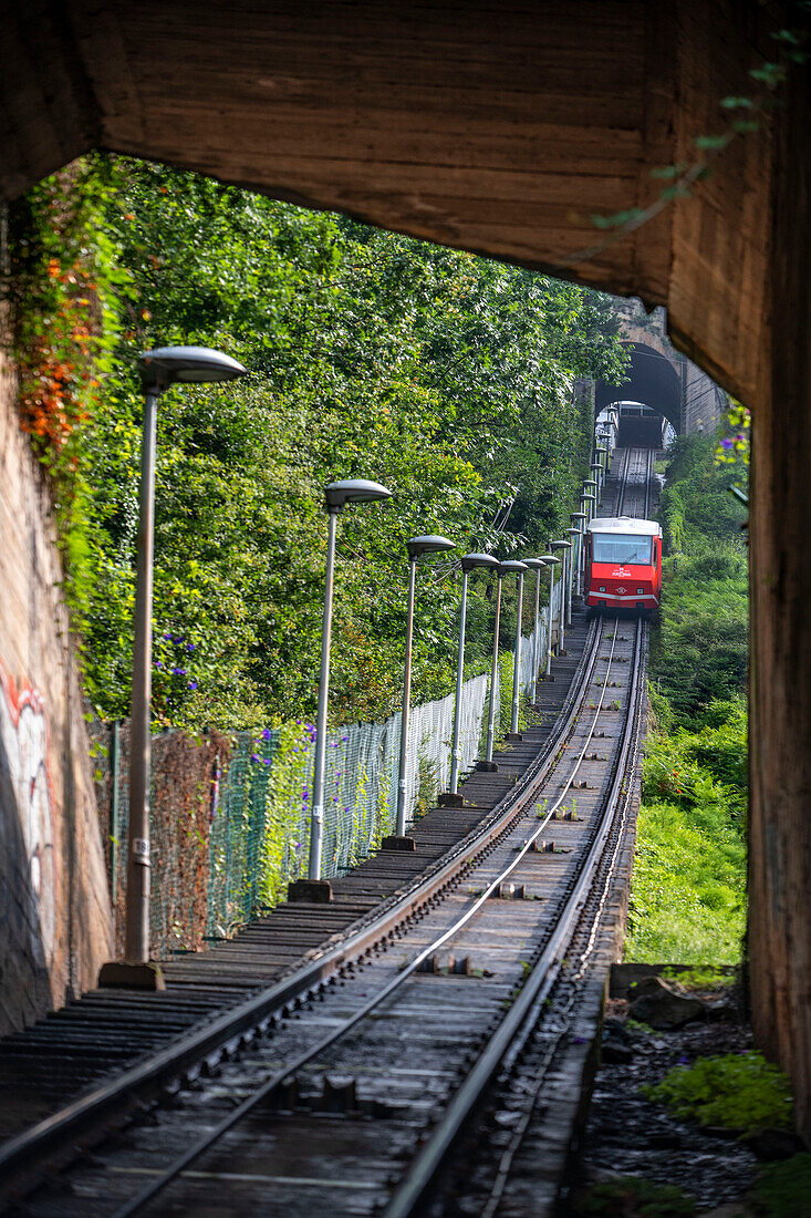 Seilbahn Funicular de Artxanda, Bilbao, Biskaya, Baskenland, Euskadi, Euskal Herria, Spanien