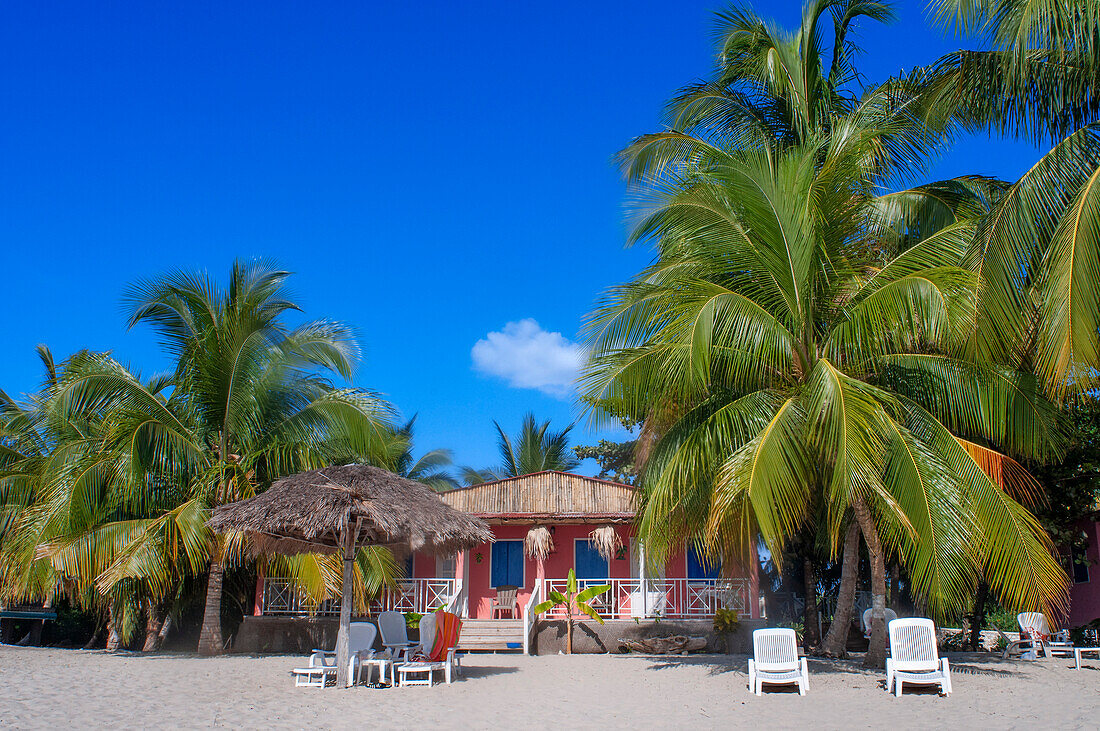 Abaka Bay Resort am Strand von Île-à-Vache, Provinz Sud, Haiti