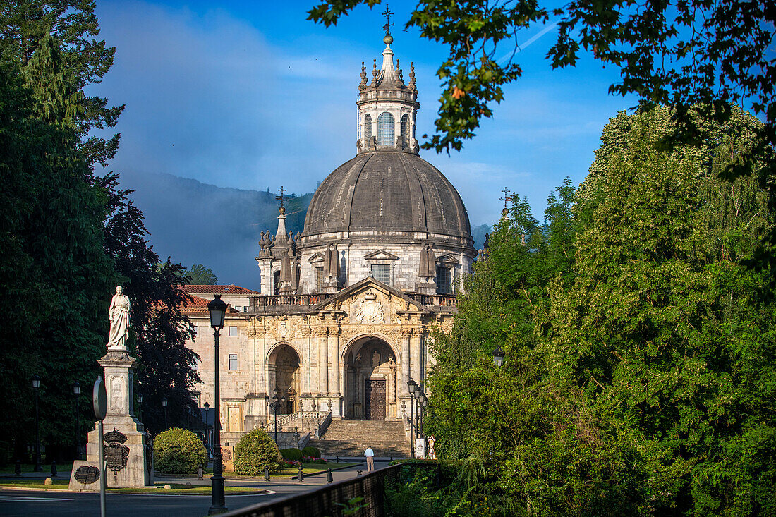 Shrine and Basilica of Loyola, between the towns of Azpeitia and Azcoitia, Spain.