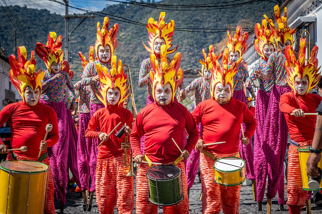 Burning of the Devil Festival - La Quema del Diablo - in Antigua, Guatemala