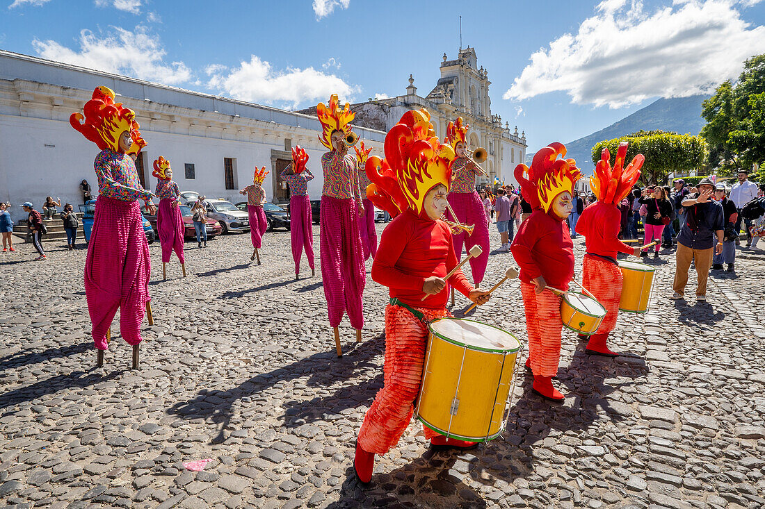 Burning of the Devil Festival - La Quema del Diablo - in Antigua, Guatemala