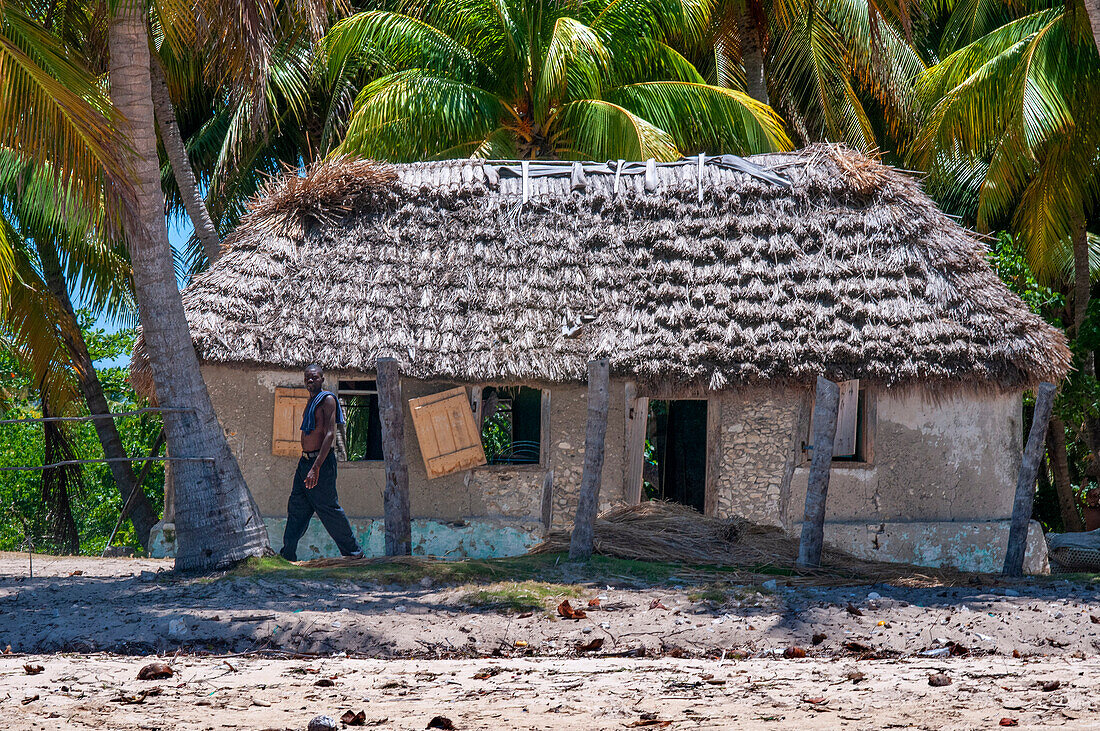 Waterfront beach in Île-à-Vache, Sud Province, Haiti