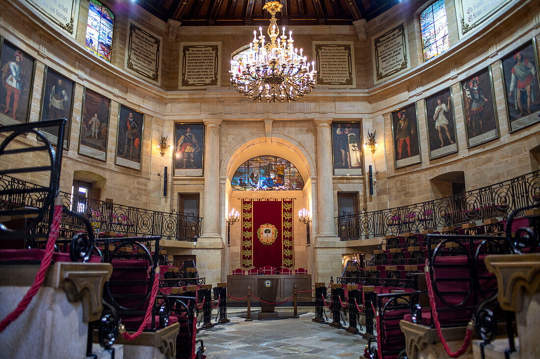 Haus der Versammlungen oder Casa de Juntas, das baskische Landparlament, Gernika Lumo, Provinz Biskaya, Pais Vasco, Euskadi, Spanien