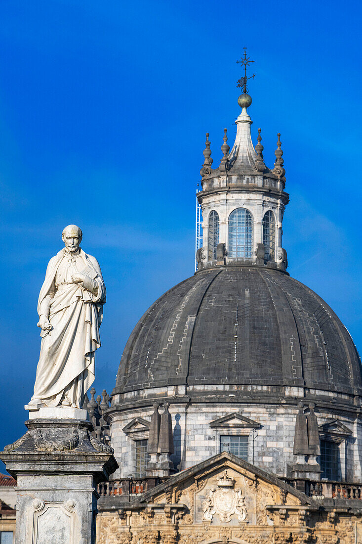 Shrine and Basilica of Loyola, between the towns of Azpeitia and Azcoitia, Spain.