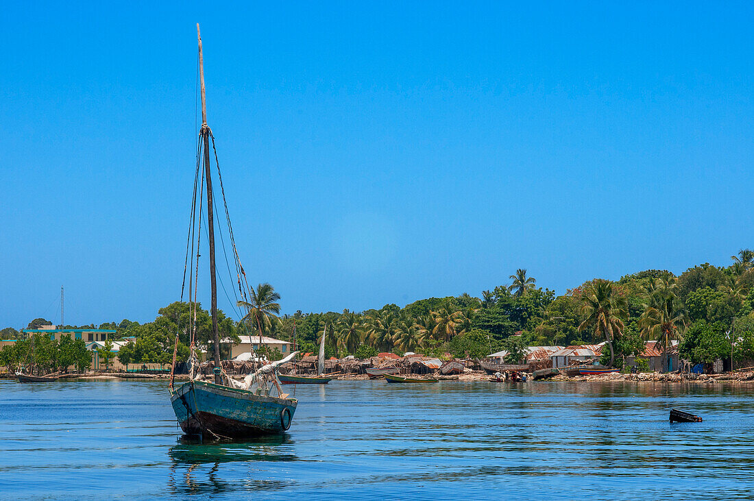 Waterfront beach in Île-à-Vache, Sud Province, Haiti