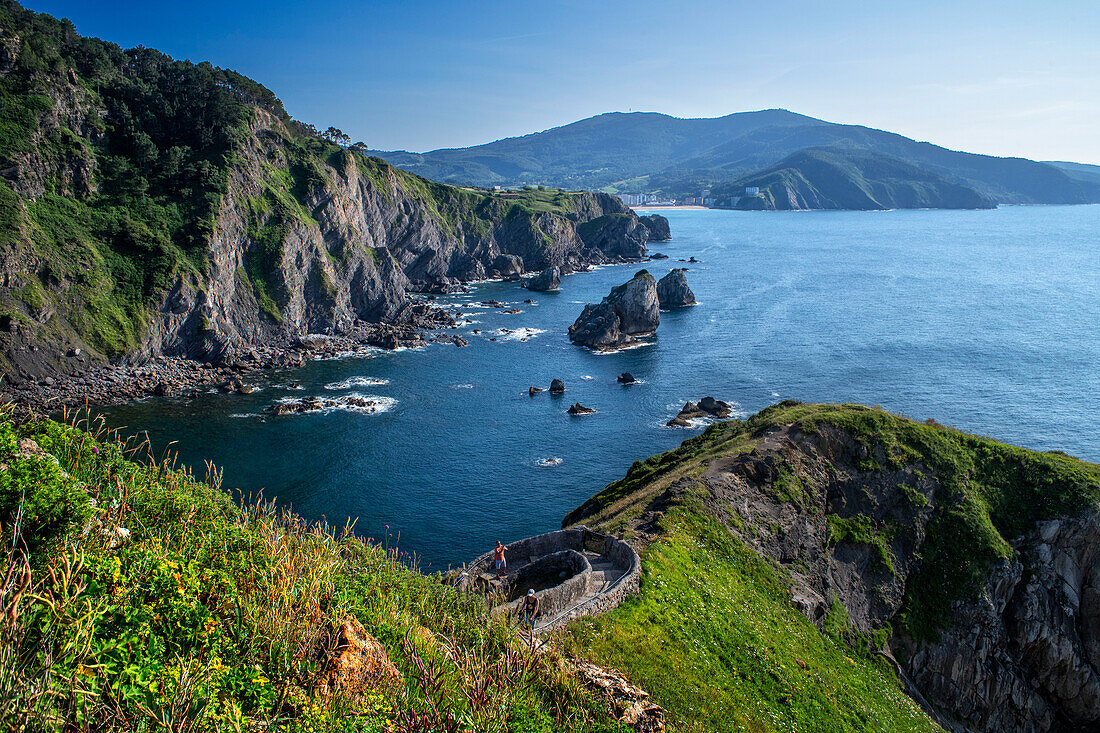 San Juan de Gaztelugatxe, Bermeo Baskenland, Euskadi, Euskaerria, Spanien.