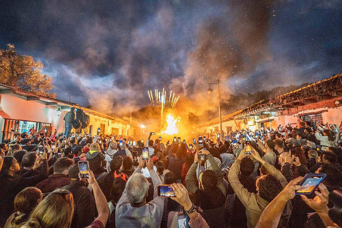 Burning of the Devil Festival - La Quema del Diablo - in Antigua, Guatemala