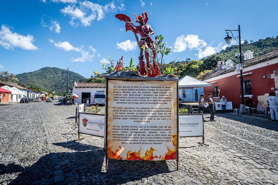 Burning of the Devil Festival - La Quema del Diablo - in Antigua, Guatemala