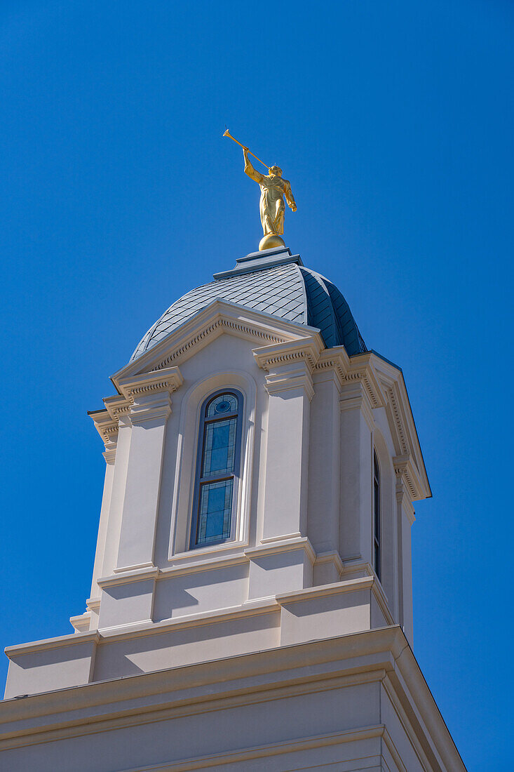 The Cedar City Utah Temple of the Church of Jesus Christ of Latter-day Saints in Cedar City, Utah.