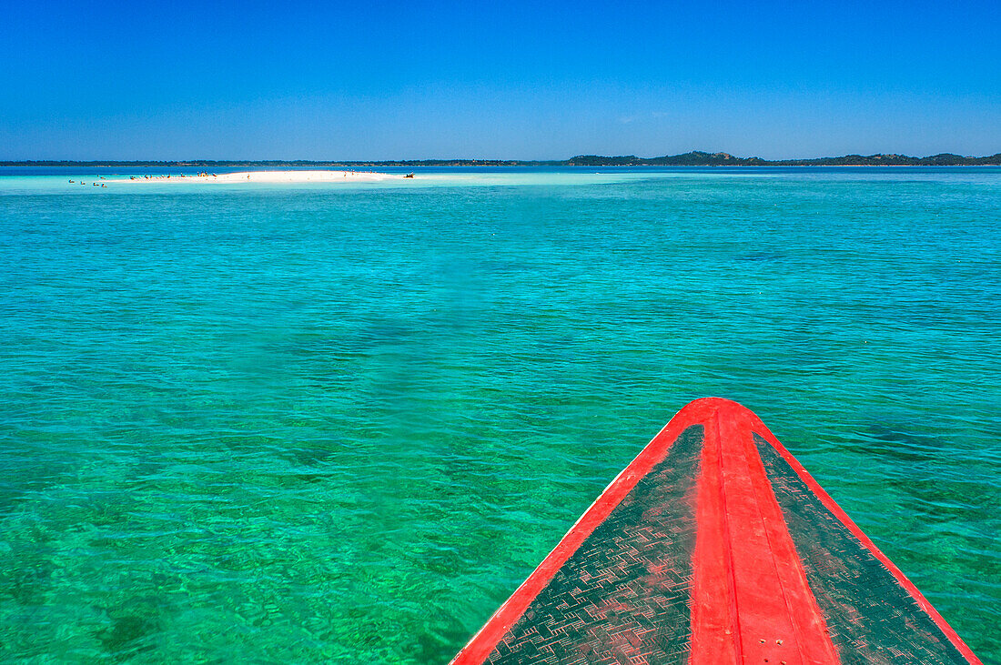 Isolierte Insel, unbewohnter weißer Sandstrand, Île-à-Vache, Provinz Sud, Haiti