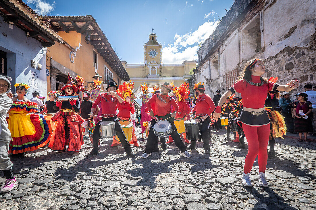 Burning of the Devil Festival - La Quema del Diablo - in Antigua, Guatemala