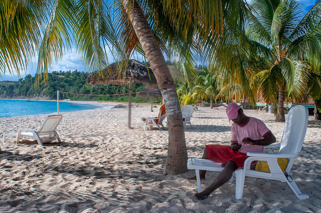 Abaka Bay Resort am Strand von Île-à-Vache, Provinz Sud, Haiti