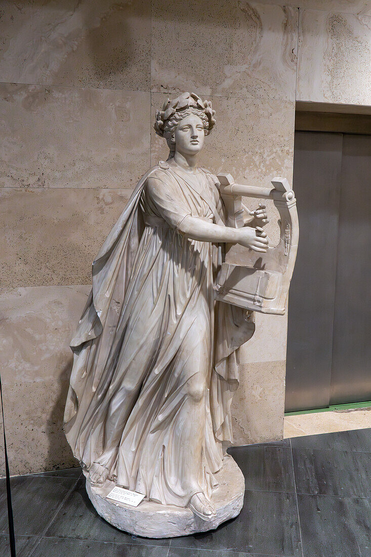 Plaster cast of Apollo Musgete or Apollo Citharoedus in the Vatican Museums, Vatican City, Rome, Italy.