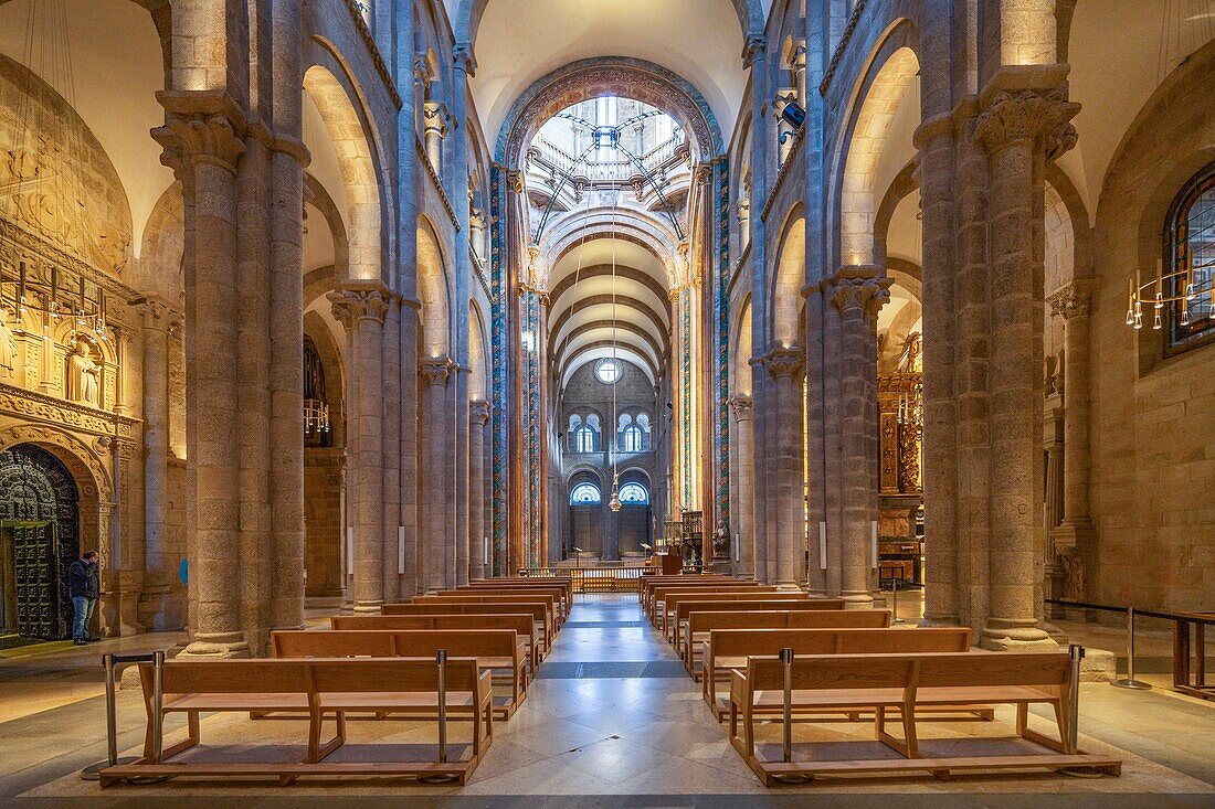 Kathedrale von Santiago de Compostela (Kathedrale des Heiligen Jakobus von Compostela), UNESCO, Santiago de Compostela, Galicien, Spanien