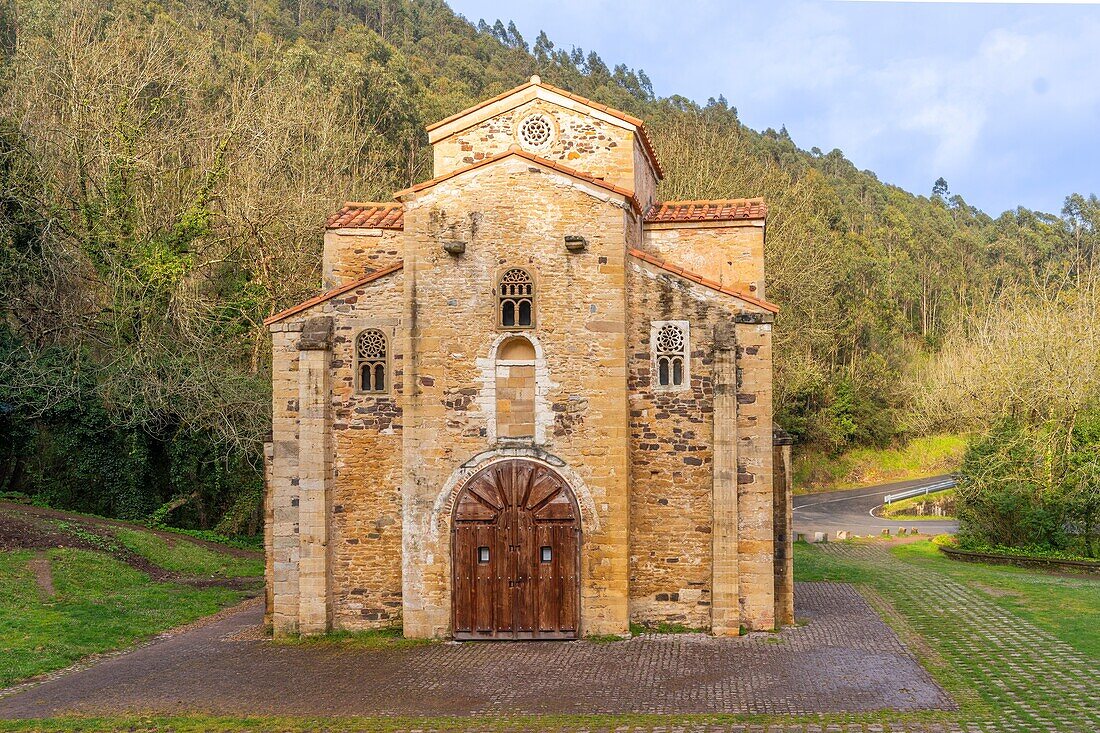 Kirche von San Miguel de Lillo, UNESCO, Oviedo, Asturien, Spanien