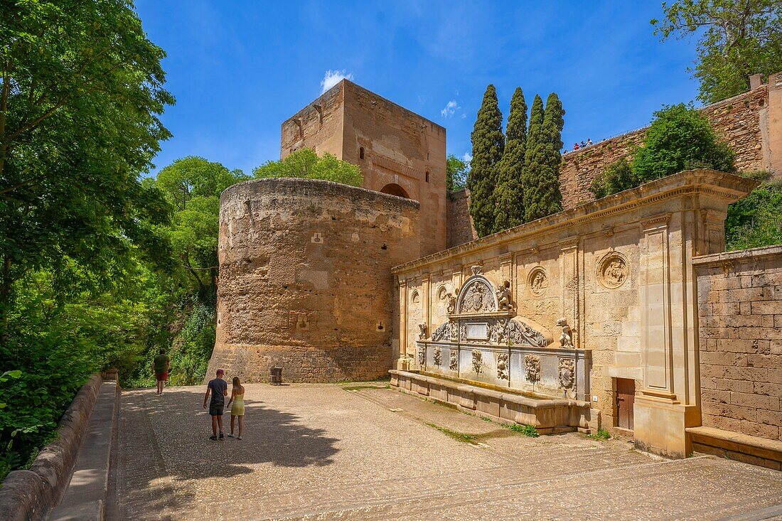 Puerta de la Justicia, Mudéjar-Architektur, Alhambra, UNESCO, Granada, Andalusien, Spanien