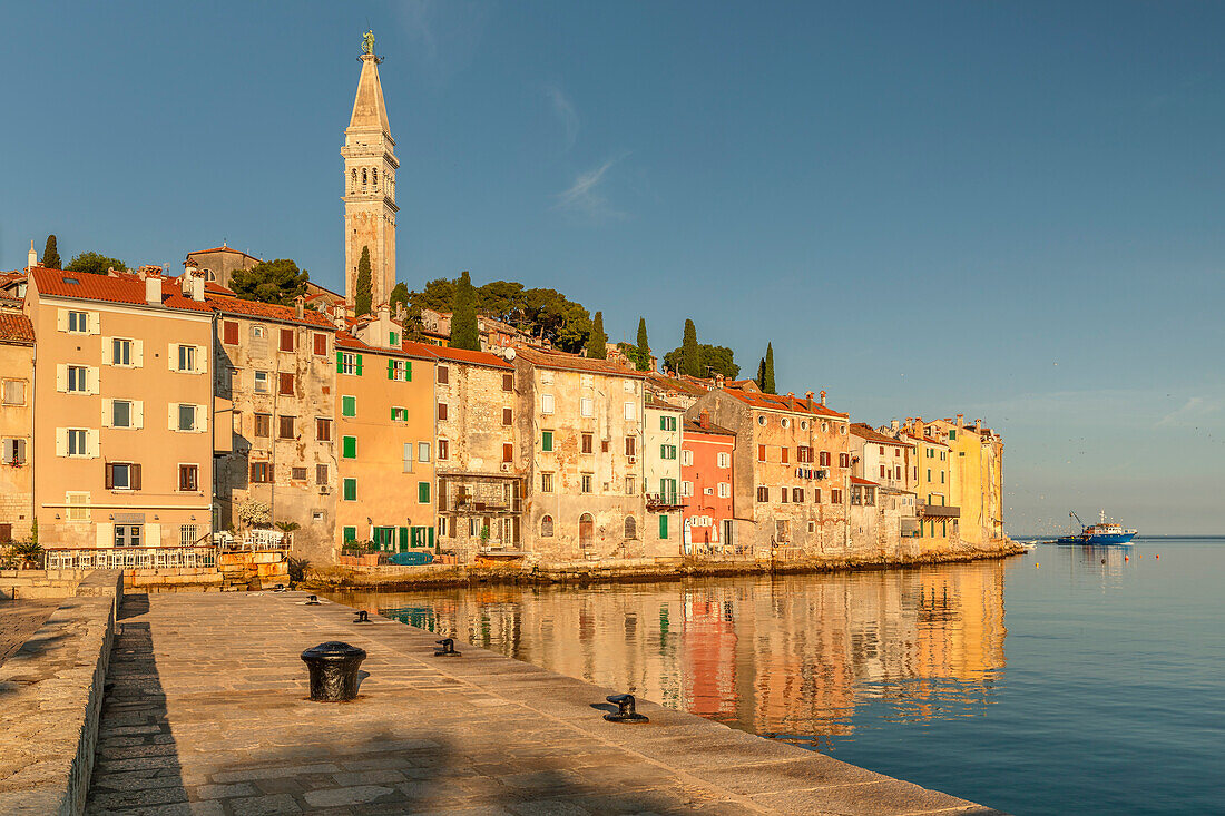 Old town with Cathedral of St. Euphemia, Rovinj, Istria, Croatia