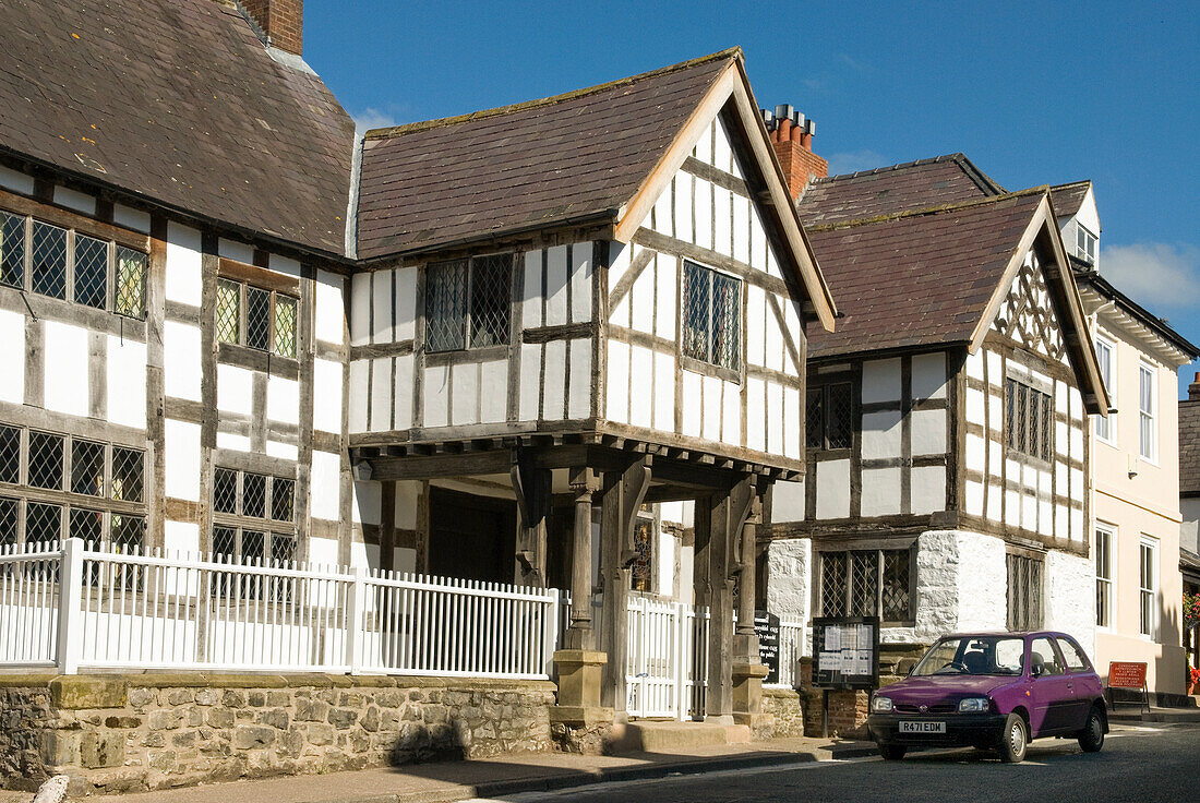 Village of Ruthin, Clwyd, Wales, Vereinigtes Königreich