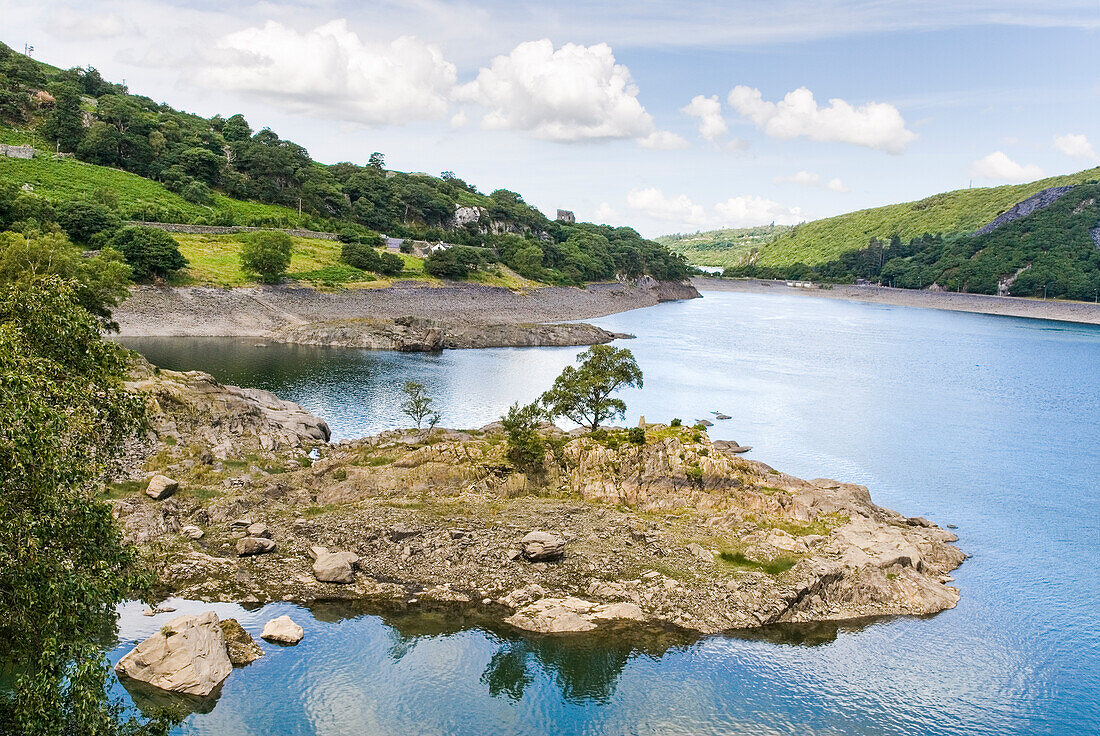 Padarn Lake, Llanberis, Snowdonia National Park, Wales, United Kingdom