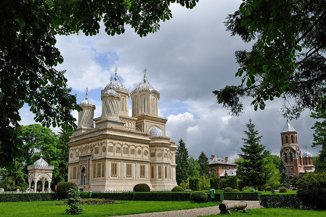 Romanian Orthodox Cathedral of Curtea de Arges, Arges, Romania