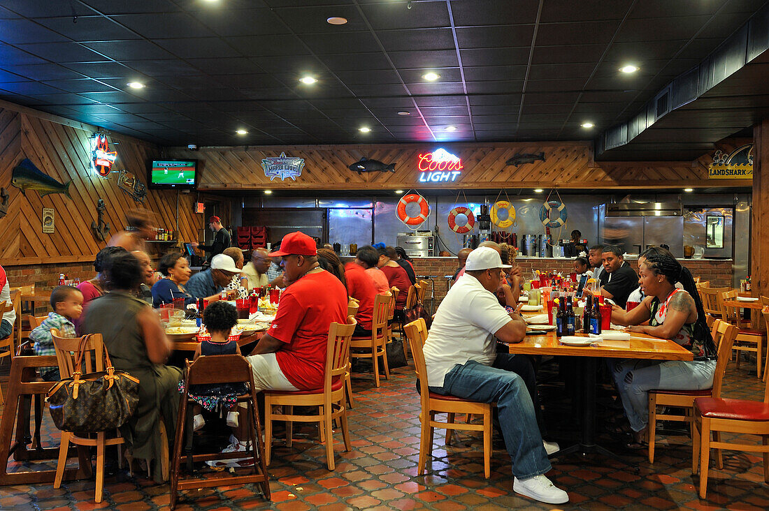 Floyds Cajun Seafood restaurant, Beaumont, Texas, Vereinigte Staaten von Amerika