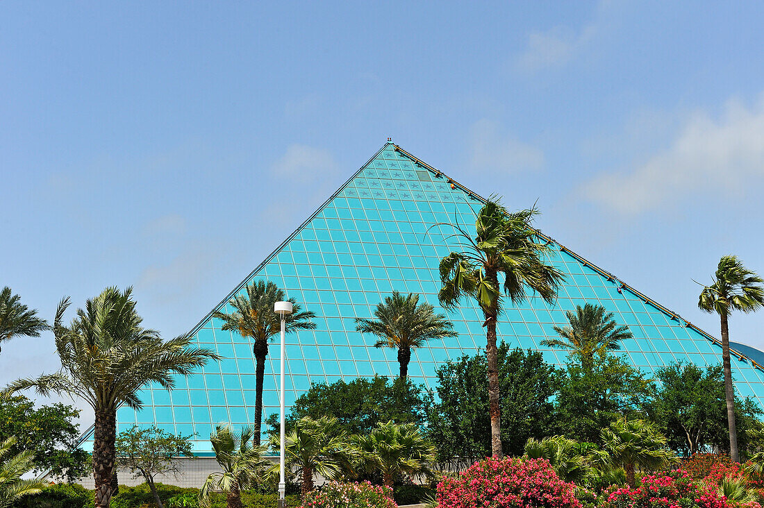 Aquarium Pyramid, Moody Gardens, Galveston island, Gulf of Mexico, Texas, United States of America