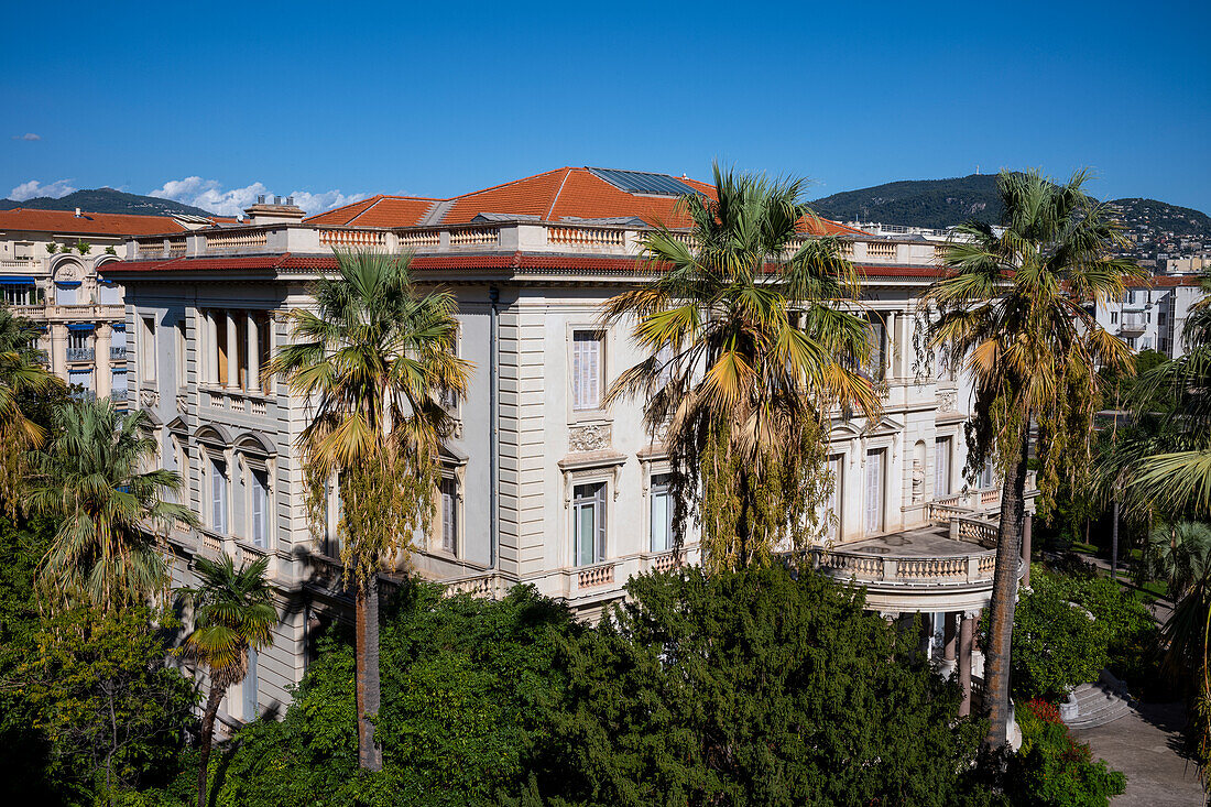 Villa Massena on the Promenade des Anglais, Nice, UNESCO, Alpes Maritimes, French Riviera, Provence, France