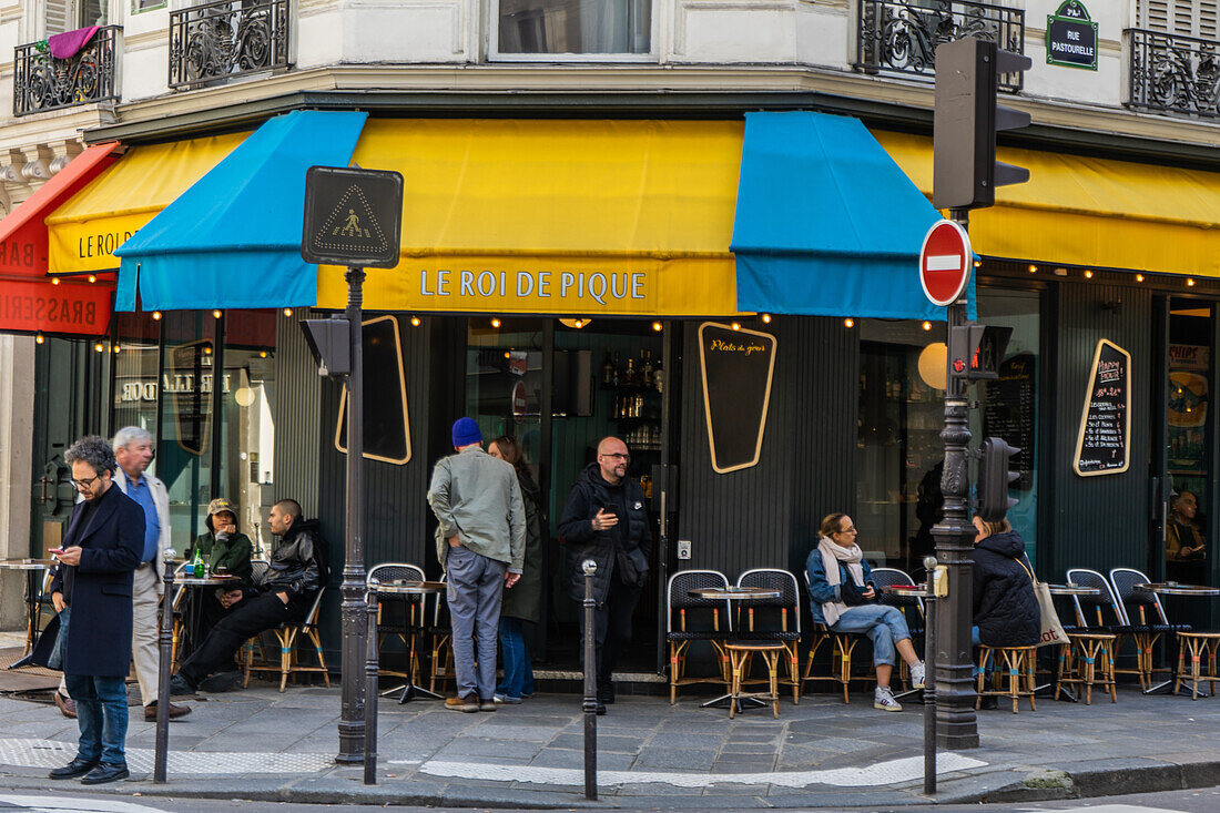 Le Roi de Pique, Rue du Temple, Paris, France