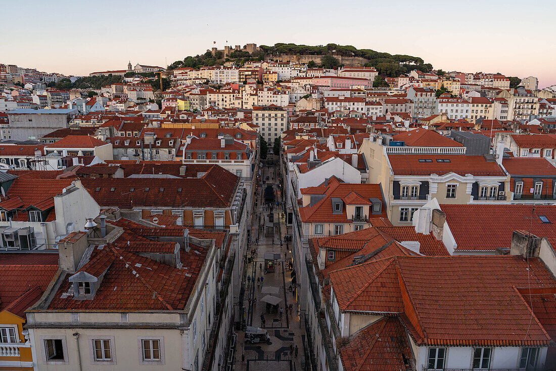 Lissabon bei Sonnenuntergang, Lissabon, Portugal