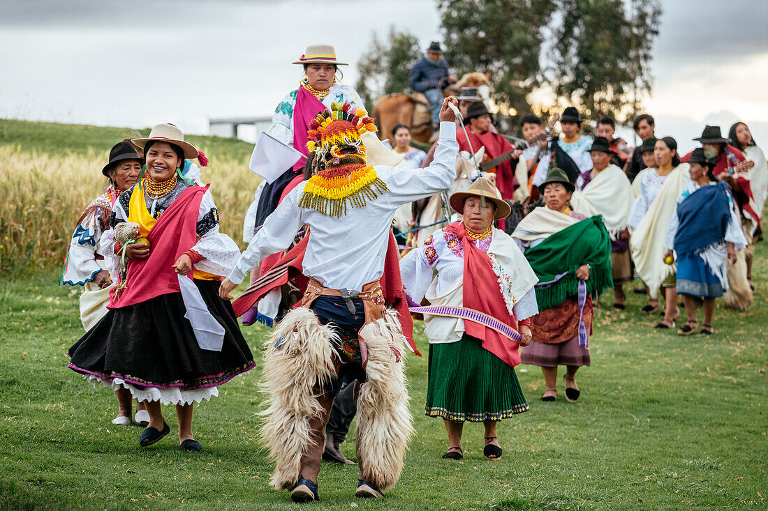 Festival of Light (Inti Raymi festival) Cochas Community, Angochagua Parochia, Imbabura Province, Ecuador