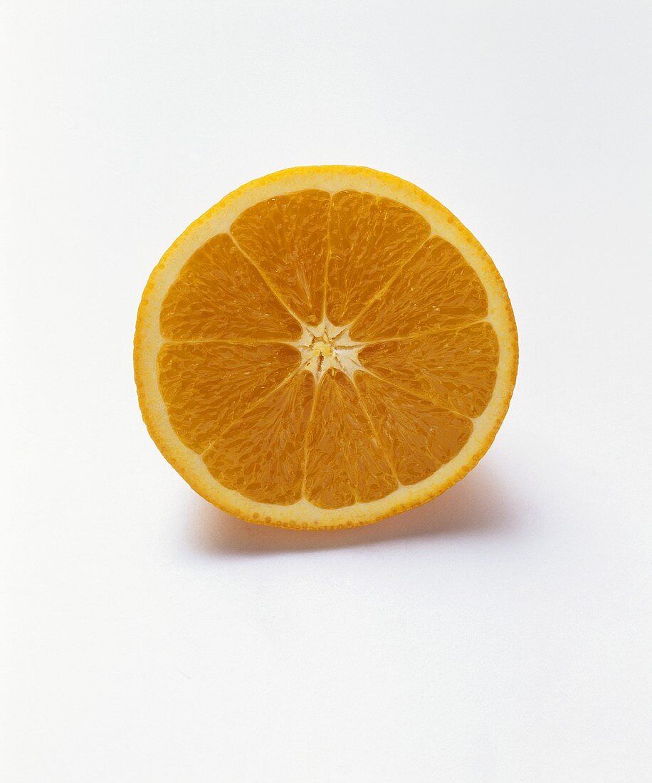 Eine Orangenhälfte