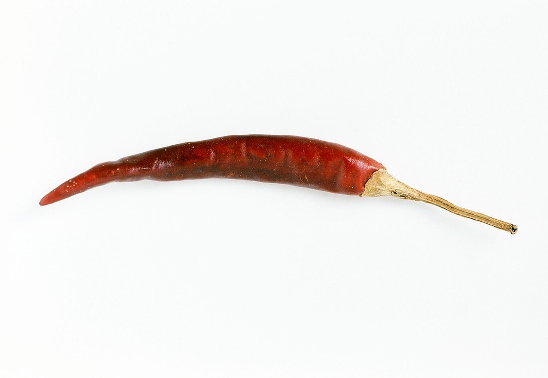 A chile de arbol, dried