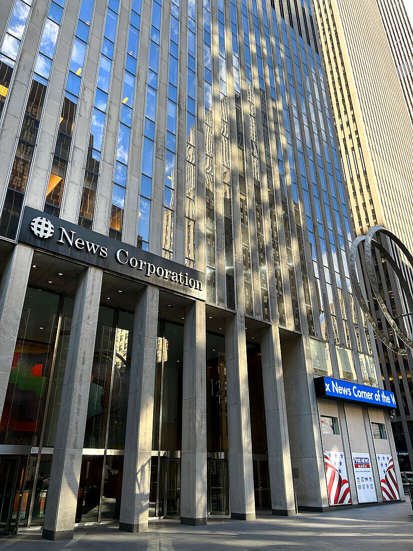 News Corp headquarters, 1211 Avenue of the Americas, New York City, New York, USA