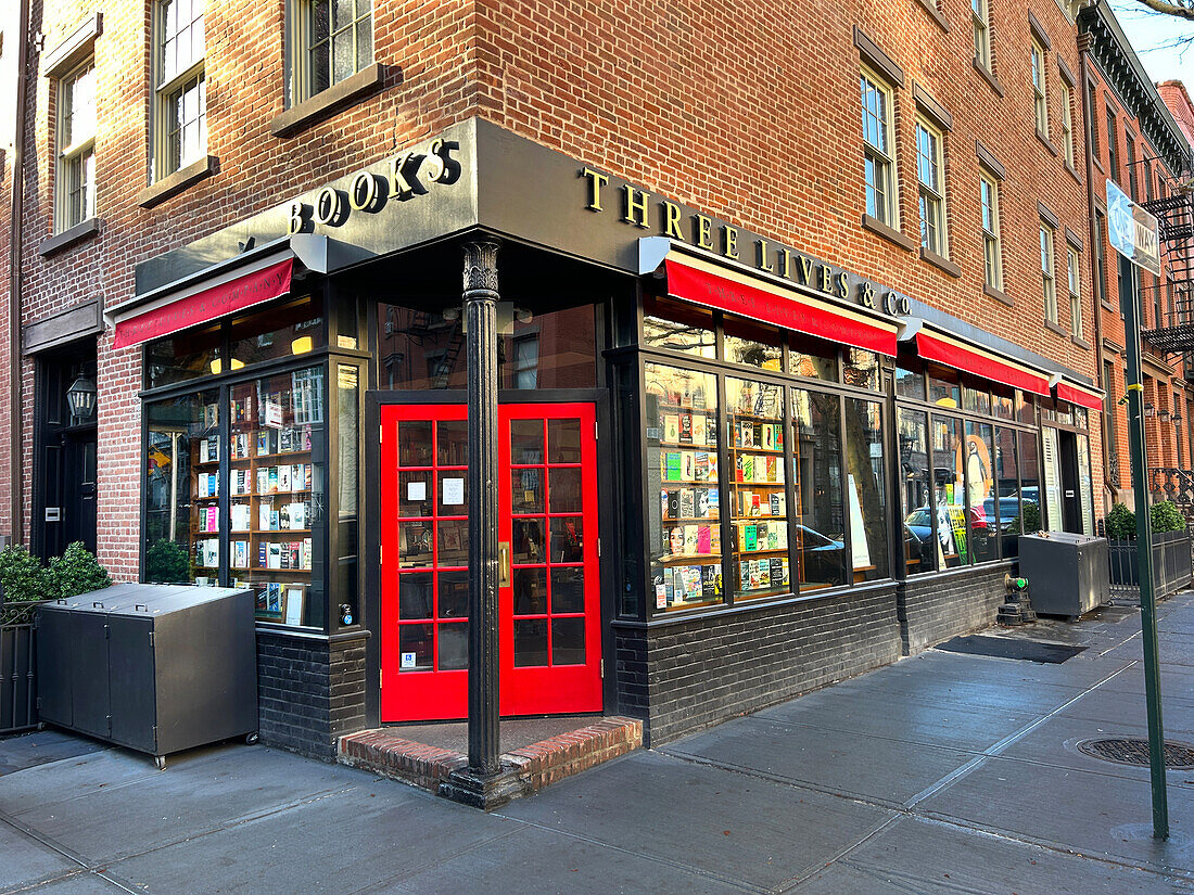 Three Lives & Co., Bookstore, Greenwich Village, New York City, New York, USA