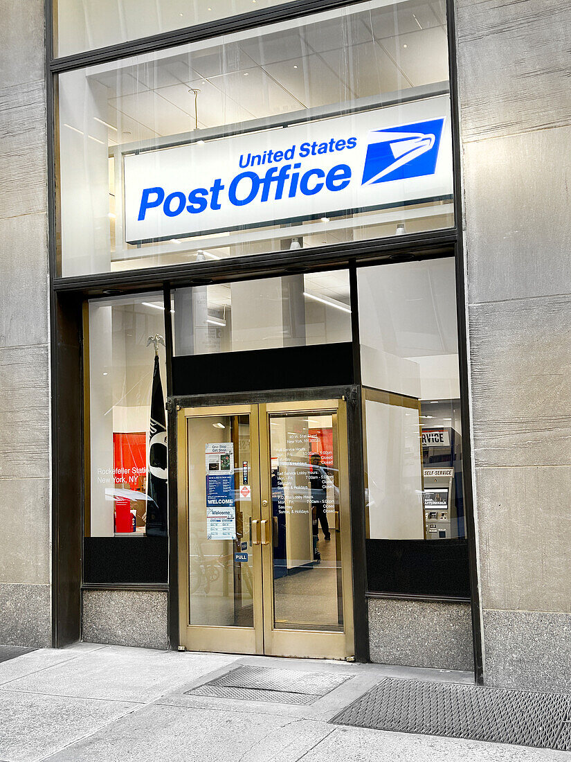 United States Post Office, West 51st Street, New York City, New York, USA