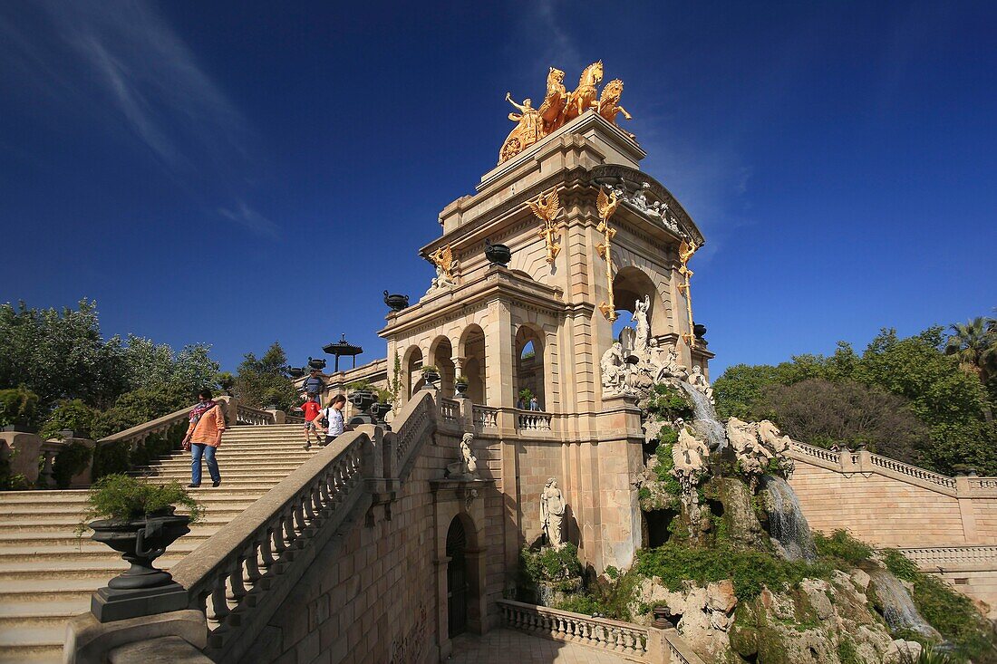 Spain, Catalonia, Barcelona, & 200b; & 200b;La Ribera, Ciutadella Park, park founded by Josep Fontseré for the World Fair of 1888