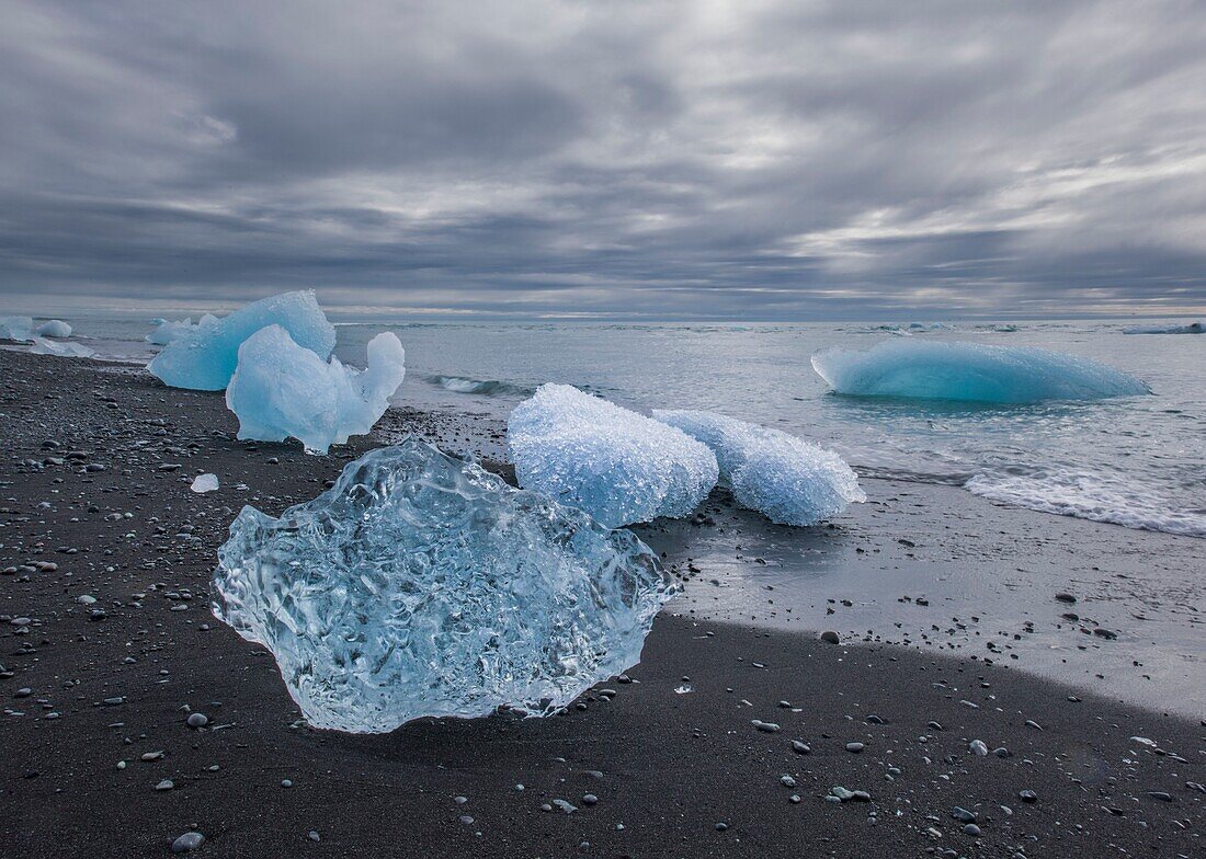 Iceland, Southern Region, Jokulsarlon glacier