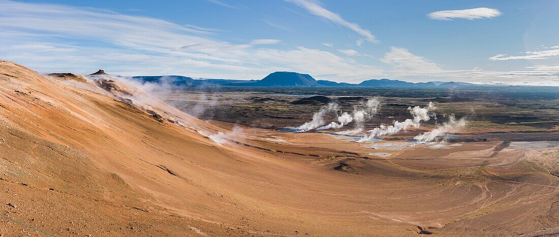 Iceland, Northeastern Region, Namaskard geotermal sources