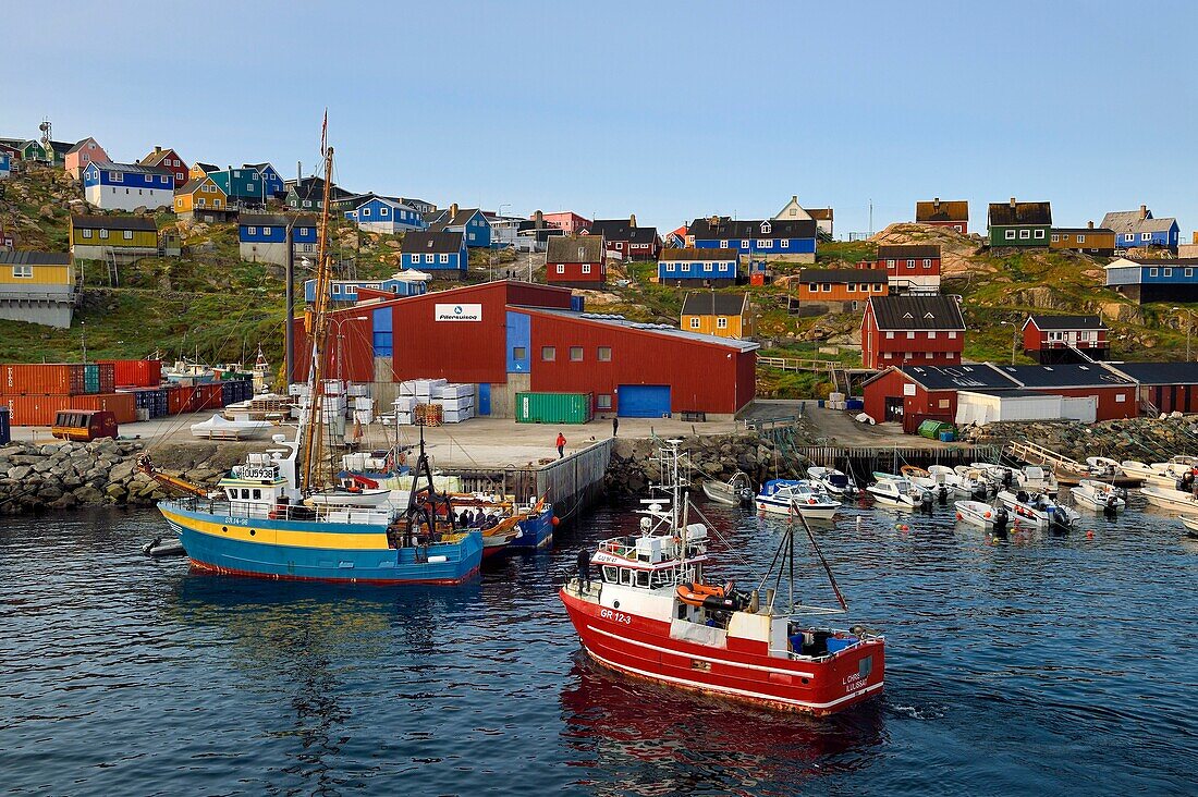 Greenland, west coast, Baffin Bay, Upernavik port