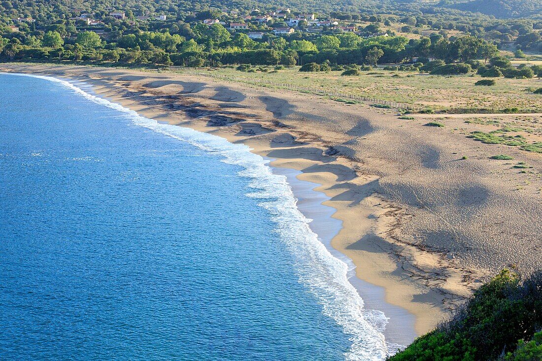 Frankreich, Corse du Sud, Olmeto, Baracci Strand