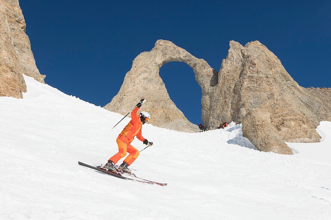 Frankreich, Savoie, Vanoise-Massiv, Aiguille Percee (2748m)