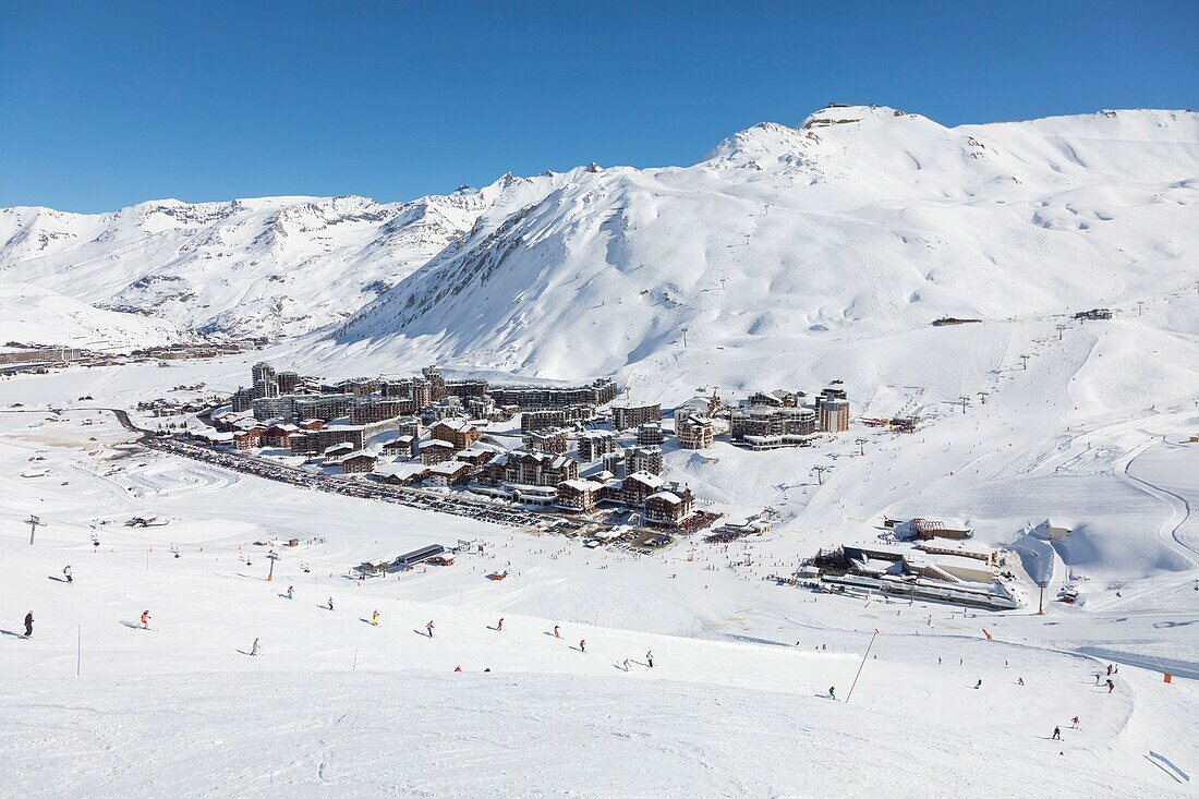 France, Savoie, Vanoise Massif, Tignes, Val Claret at 2127 meters