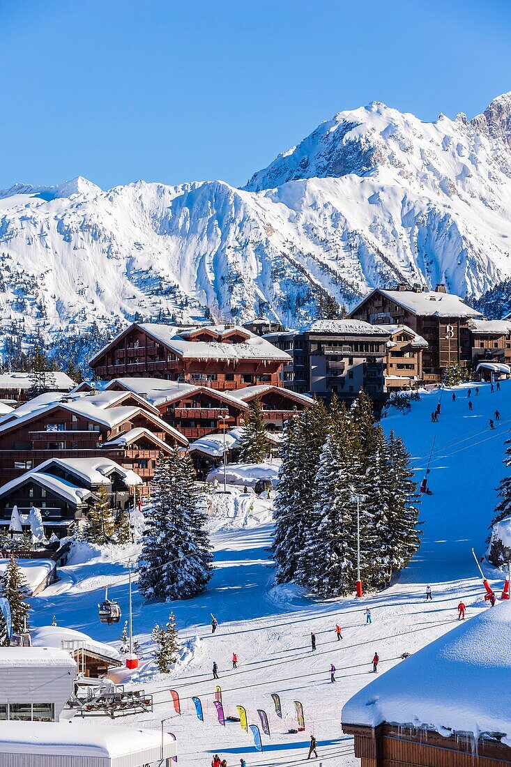 France, Savoie, Courchevel, Massif of the Vanoise, Tarentaise valley