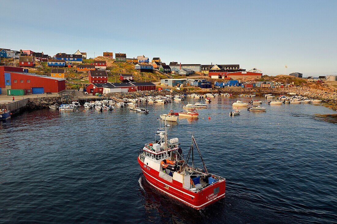 Grönland, Westküste, Baffin Bay, Hafen Upernavik