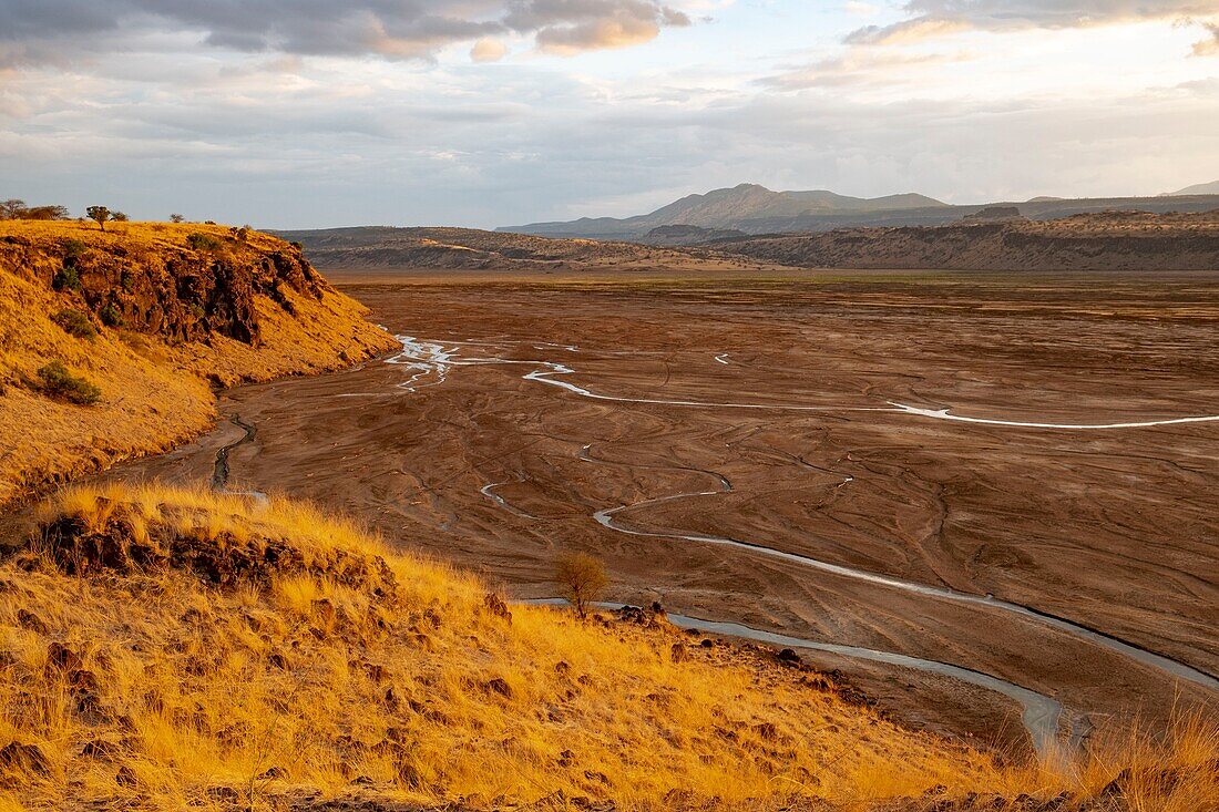 Kenia, Magadi-See, Grabenbruch, kleiner Magadi